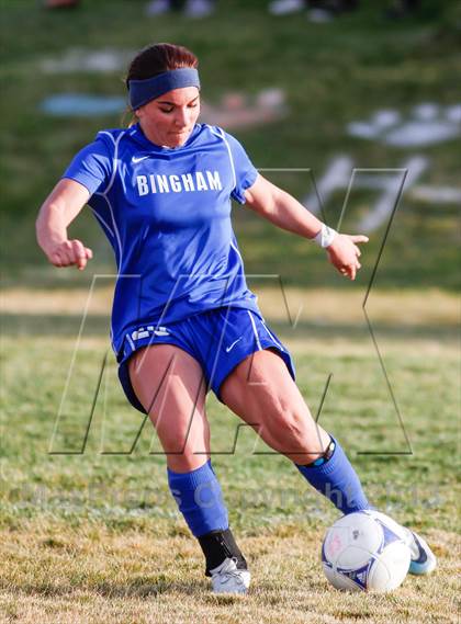 Thumbnail 1 in Bingham vs Hillcrest (UHSAA 5A First Round Playoff) photogallery.