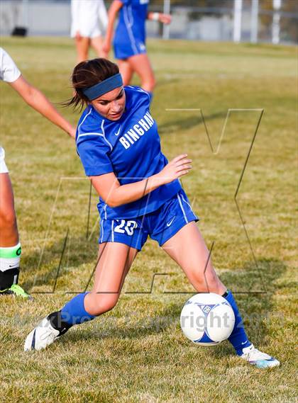 Thumbnail 3 in Bingham vs Hillcrest (UHSAA 5A First Round Playoff) photogallery.