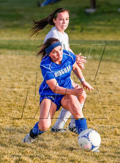 Thumbnail 1 in Bingham vs Hillcrest (UHSAA 5A First Round Playoff) photogallery.