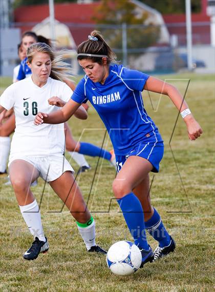 Thumbnail 3 in Bingham vs Hillcrest (UHSAA 5A First Round Playoff) photogallery.