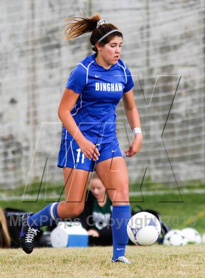 Thumbnail 2 in Bingham vs Hillcrest (UHSAA 5A First Round Playoff) photogallery.