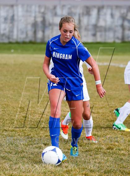 Thumbnail 2 in Bingham vs Hillcrest (UHSAA 5A First Round Playoff) photogallery.