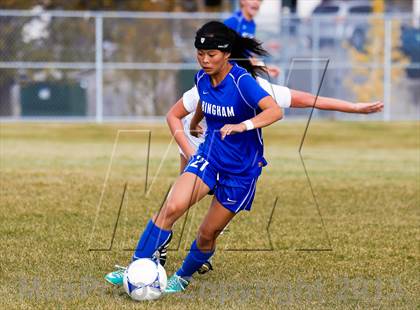 Thumbnail 2 in Bingham vs Hillcrest (UHSAA 5A First Round Playoff) photogallery.