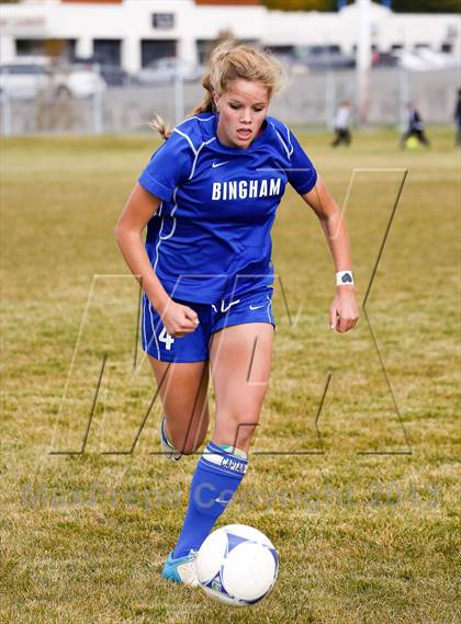 Thumbnail 1 in Bingham vs Hillcrest (UHSAA 5A First Round Playoff) photogallery.
