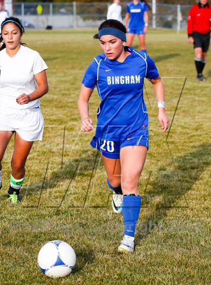 Thumbnail 3 in Bingham vs Hillcrest (UHSAA 5A First Round Playoff) photogallery.