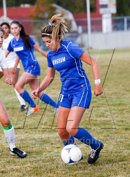 Thumbnail 2 in Bingham vs Hillcrest (UHSAA 5A First Round Playoff) photogallery.