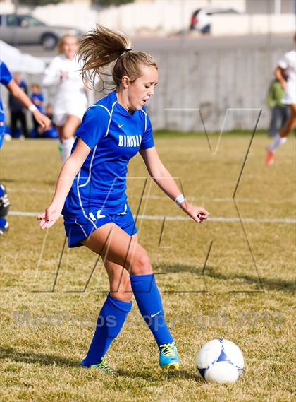 Thumbnail 3 in Bingham vs Hillcrest (UHSAA 5A First Round Playoff) photogallery.