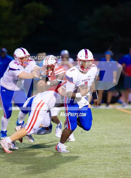 Thumbnail 1 in DeMatha vs Archbishop Spalding (The Cavalier Kickoff Classic) photogallery.