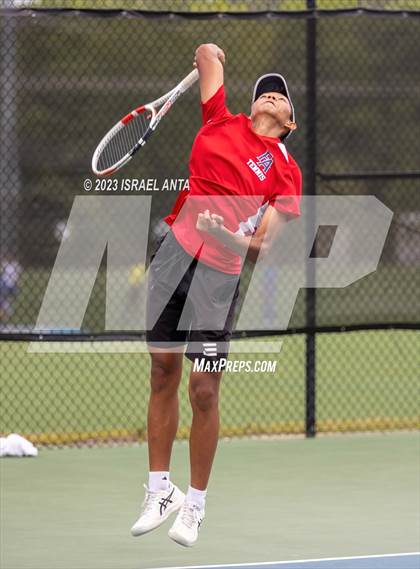 Thumbnail 2 in Franklin Academy vs. Raleigh Charter (NCHSAA 2A Individual Finals) photogallery.