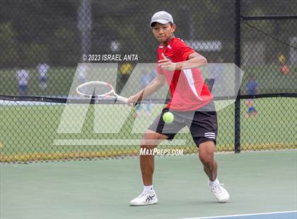 Thumbnail 3 in Franklin Academy vs. Raleigh Charter (NCHSAA 2A Individual Finals) photogallery.