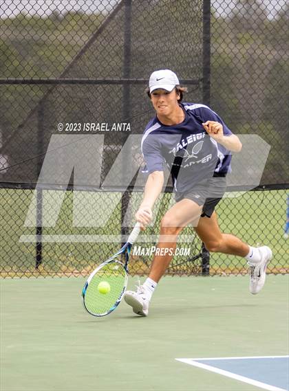 Thumbnail 1 in Franklin Academy vs. Raleigh Charter (NCHSAA 2A Individual Finals) photogallery.