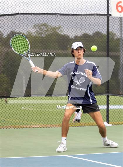Thumbnail 1 in Franklin Academy vs. Raleigh Charter (NCHSAA 2A Individual Finals) photogallery.
