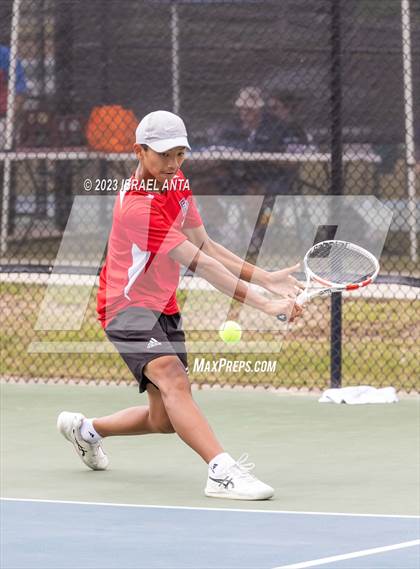Thumbnail 2 in Franklin Academy vs. Raleigh Charter (NCHSAA 2A Individual Finals) photogallery.