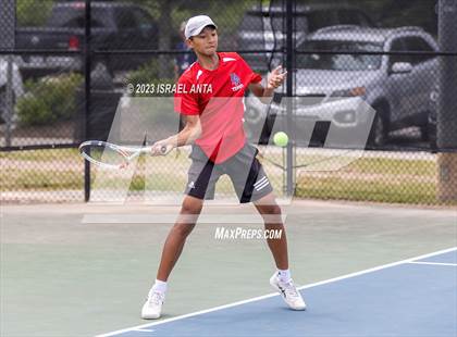 Thumbnail 1 in Franklin Academy vs. Raleigh Charter (NCHSAA 2A Individual Finals) photogallery.