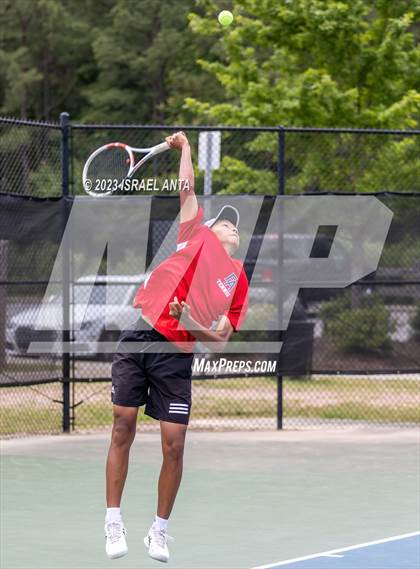 Thumbnail 2 in Franklin Academy vs. Raleigh Charter (NCHSAA 2A Individual Finals) photogallery.