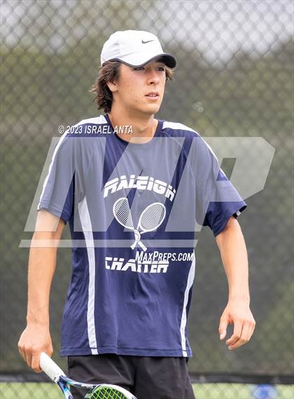 Thumbnail 2 in Franklin Academy vs. Raleigh Charter (NCHSAA 2A Individual Finals) photogallery.