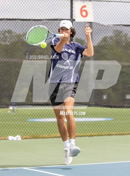Thumbnail 1 in Franklin Academy vs. Raleigh Charter (NCHSAA 2A Individual Finals) photogallery.