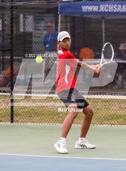 Thumbnail 3 in Franklin Academy vs. Raleigh Charter (NCHSAA 2A Individual Finals) photogallery.