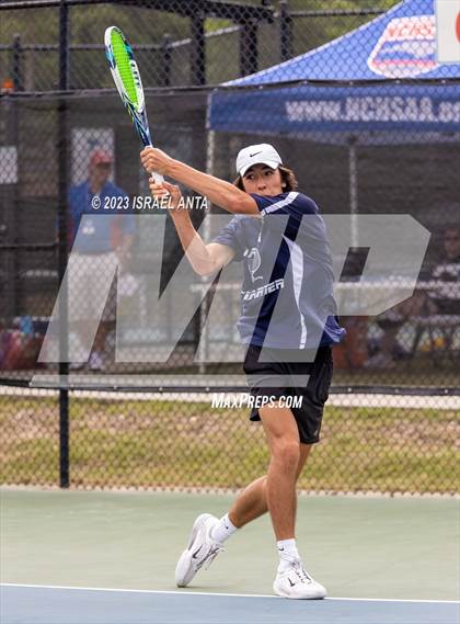 Thumbnail 3 in Franklin Academy vs. Raleigh Charter (NCHSAA 2A Individual Finals) photogallery.