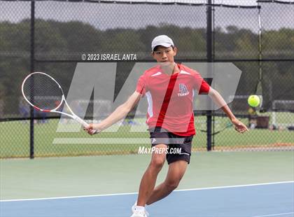 Thumbnail 3 in Franklin Academy vs. Raleigh Charter (NCHSAA 2A Individual Finals) photogallery.