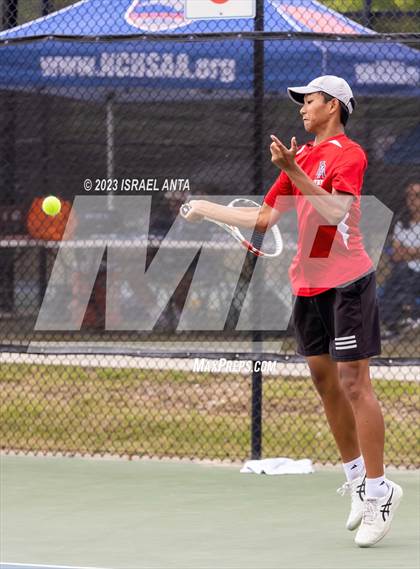 Thumbnail 2 in Franklin Academy vs. Raleigh Charter (NCHSAA 2A Individual Finals) photogallery.