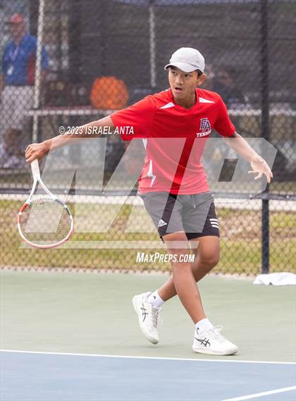 Thumbnail 1 in Franklin Academy vs. Raleigh Charter (NCHSAA 2A Individual Finals) photogallery.