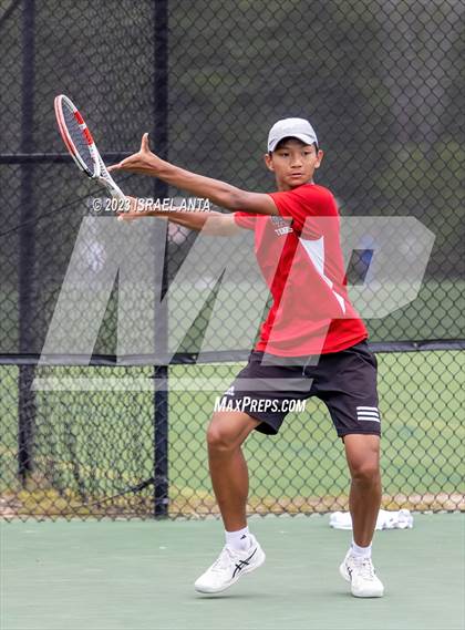 Thumbnail 3 in Franklin Academy vs. Raleigh Charter (NCHSAA 2A Individual Finals) photogallery.
