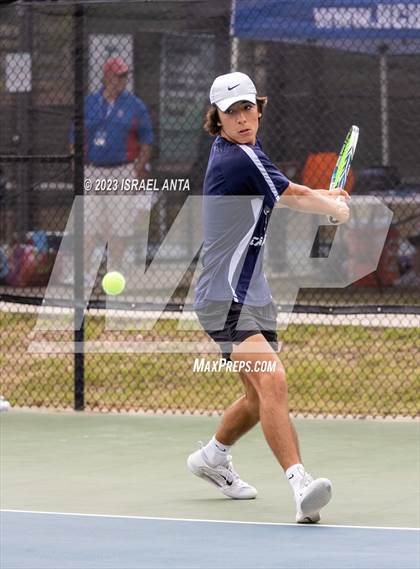 Thumbnail 3 in Franklin Academy vs. Raleigh Charter (NCHSAA 2A Individual Finals) photogallery.