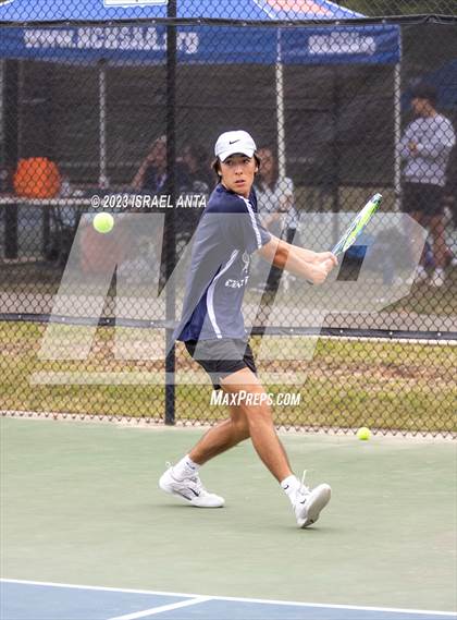 Thumbnail 3 in Franklin Academy vs. Raleigh Charter (NCHSAA 2A Individual Finals) photogallery.