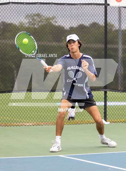 Thumbnail 2 in Franklin Academy vs. Raleigh Charter (NCHSAA 2A Individual Finals) photogallery.