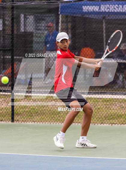 Thumbnail 2 in Franklin Academy vs. Raleigh Charter (NCHSAA 2A Individual Finals) photogallery.