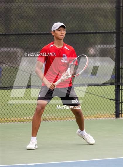 Thumbnail 3 in Franklin Academy vs. Raleigh Charter (NCHSAA 2A Individual Finals) photogallery.