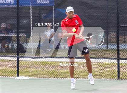 Thumbnail 1 in Franklin Academy vs. Raleigh Charter (NCHSAA 2A Individual Finals) photogallery.