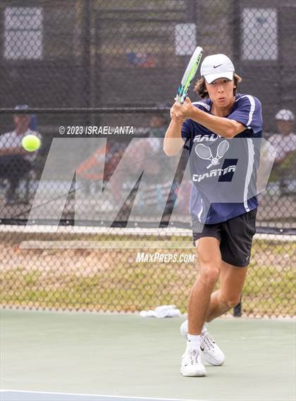 Thumbnail 1 in Franklin Academy vs. Raleigh Charter (NCHSAA 2A Individual Finals) photogallery.