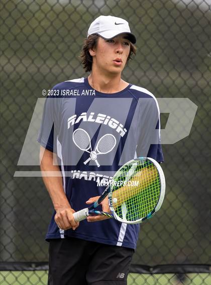 Thumbnail 1 in Franklin Academy vs. Raleigh Charter (NCHSAA 2A Individual Finals) photogallery.