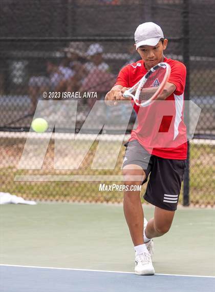 Thumbnail 3 in Franklin Academy vs. Raleigh Charter (NCHSAA 2A Individual Finals) photogallery.