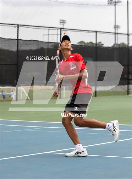 Thumbnail 1 in Franklin Academy vs. Raleigh Charter (NCHSAA 2A Individual Finals) photogallery.