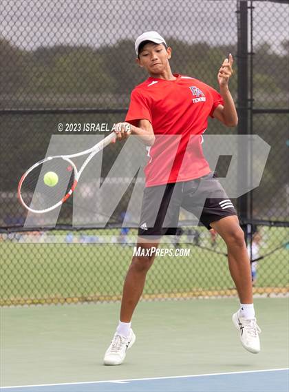 Thumbnail 1 in Franklin Academy vs. Raleigh Charter (NCHSAA 2A Individual Finals) photogallery.