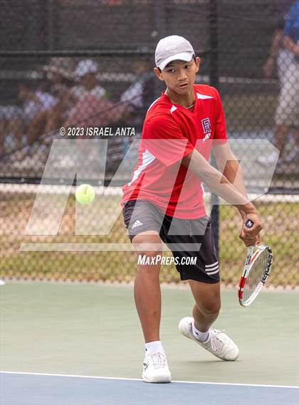 Thumbnail 1 in Franklin Academy vs. Raleigh Charter (NCHSAA 2A Individual Finals) photogallery.