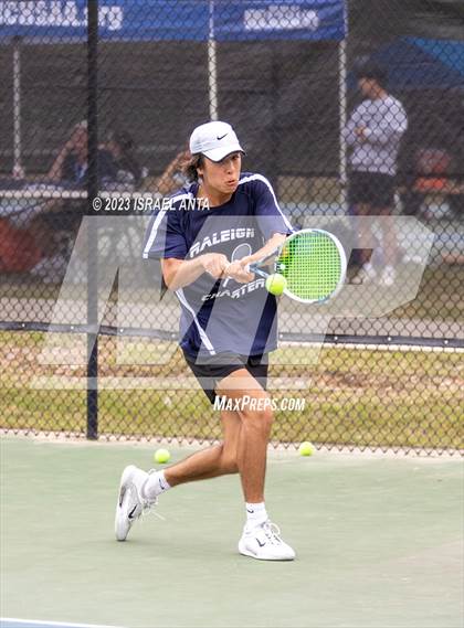 Thumbnail 2 in Franklin Academy vs. Raleigh Charter (NCHSAA 2A Individual Finals) photogallery.