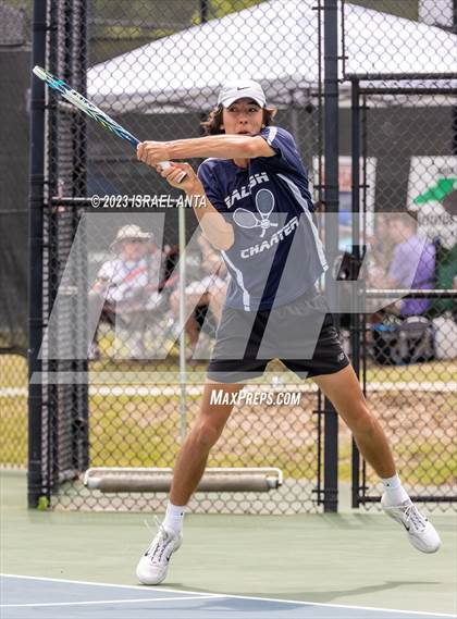 Thumbnail 3 in Franklin Academy vs. Raleigh Charter (NCHSAA 2A Individual Finals) photogallery.