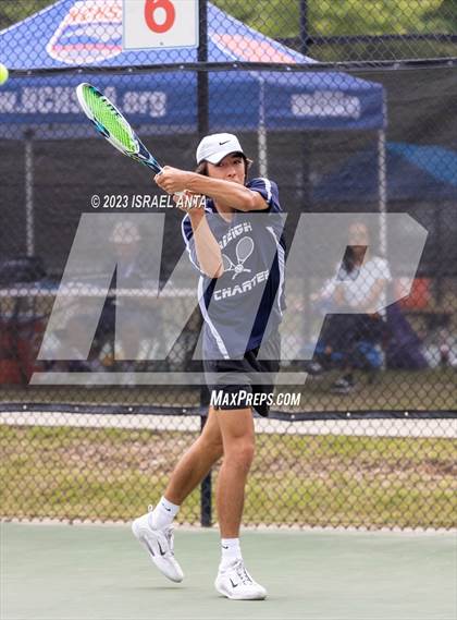 Thumbnail 3 in Franklin Academy vs. Raleigh Charter (NCHSAA 2A Individual Finals) photogallery.