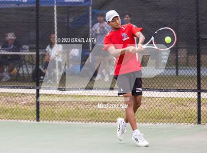 Thumbnail 3 in Franklin Academy vs. Raleigh Charter (NCHSAA 2A Individual Finals) photogallery.
