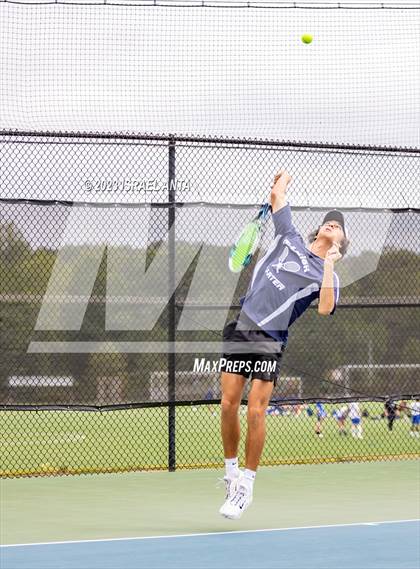 Thumbnail 3 in Franklin Academy vs. Raleigh Charter (NCHSAA 2A Individual Finals) photogallery.