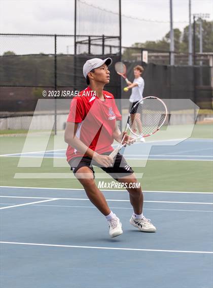 Thumbnail 2 in Franklin Academy vs. Raleigh Charter (NCHSAA 2A Individual Finals) photogallery.
