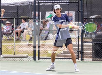 Thumbnail 2 in Franklin Academy vs. Raleigh Charter (NCHSAA 2A Individual Finals) photogallery.