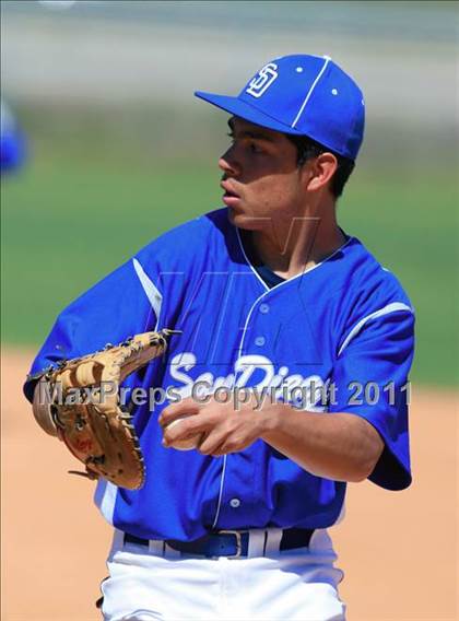 Thumbnail 3 in Santa Fe Christian vs San Diego (City Conference Tournament) photogallery.