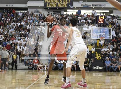 Thumbnail 1 in Mater Dei @ Bishop Montgomery (CIF State Open SoCal Regional Final) photogallery.