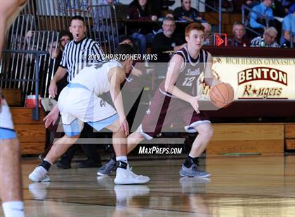 Thumbnail 1 in Pinckneyville vs. Sesser-Valier (Benton Invitational Tournament) photogallery.