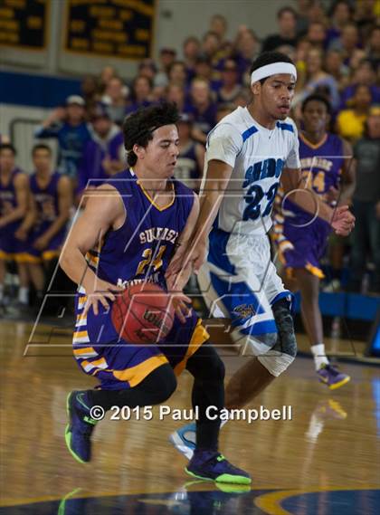 Thumbnail 3 in Shadow Mountain vs Sunrise Mountain (AIA Round 2 Playoff) photogallery.